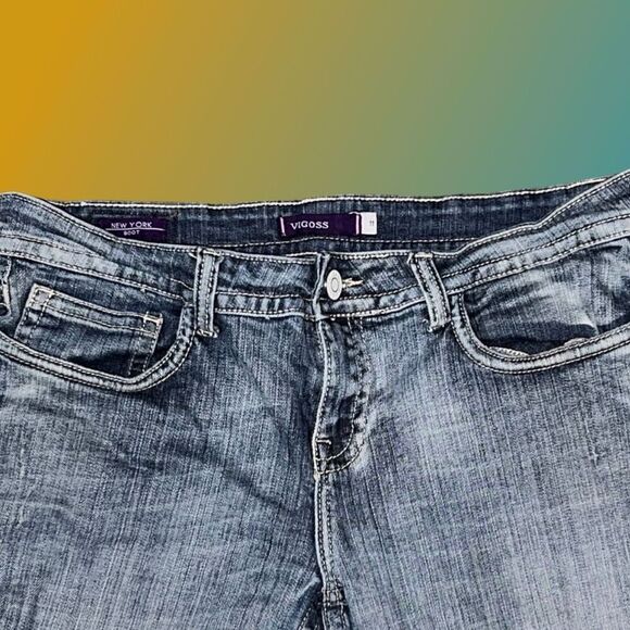 Juniors Vigoss The New York Bootcut Jeans Size 11 33x29 #109 - Picture 7 of 7